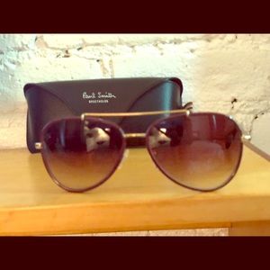 Paul Smith- Deep red aviators - unisex, never worn
